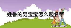姓魯的男寶寶怎么起名字