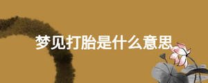 夢見打胎是什么意思