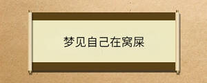 夢(mèng)見自己在窩屎