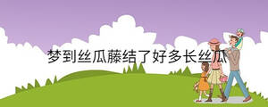 夢(mèng)到絲瓜藤結(jié)了好多長(zhǎng)絲瓜